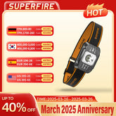 SUPERFIRE Mini USB Rechargeable Headlamp