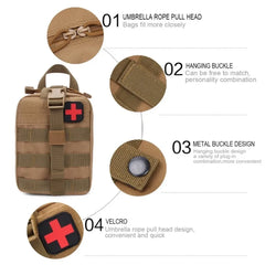 Outdoor Medical First Aid Pouch
