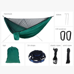 Portable Camping Hammock with Mosquito Net
