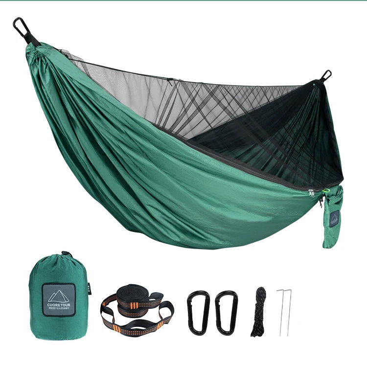 Portable Camping Hammock with Mosquito Net