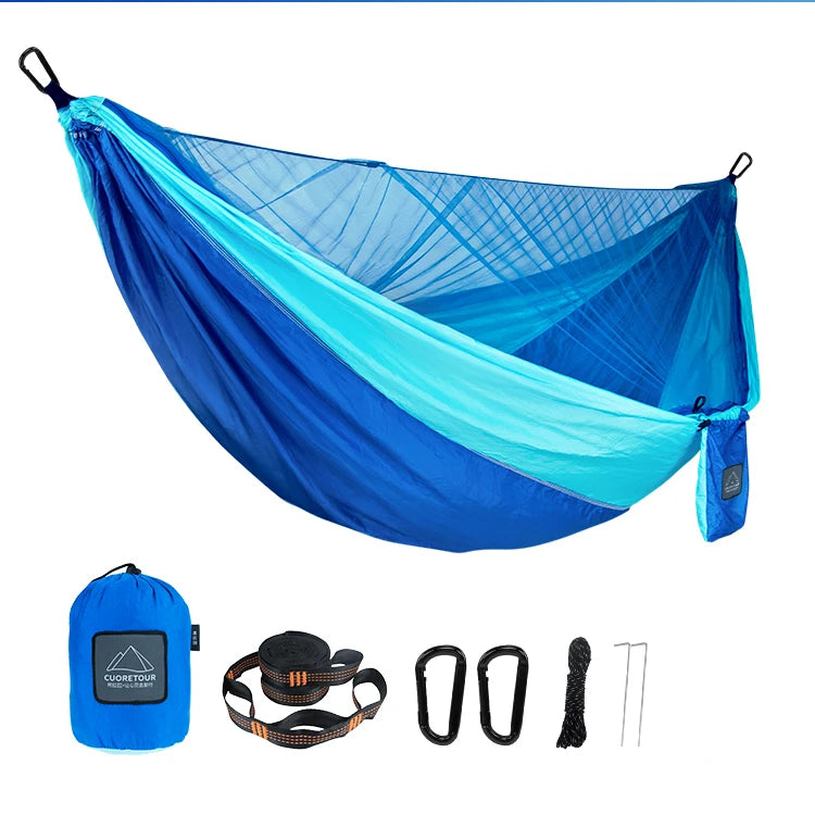 Portable Camping Hammock with Mosquito Net