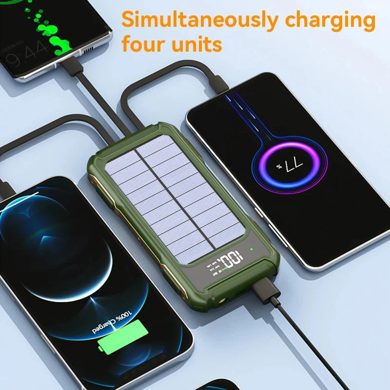 Solar Power Bank 4-in-1