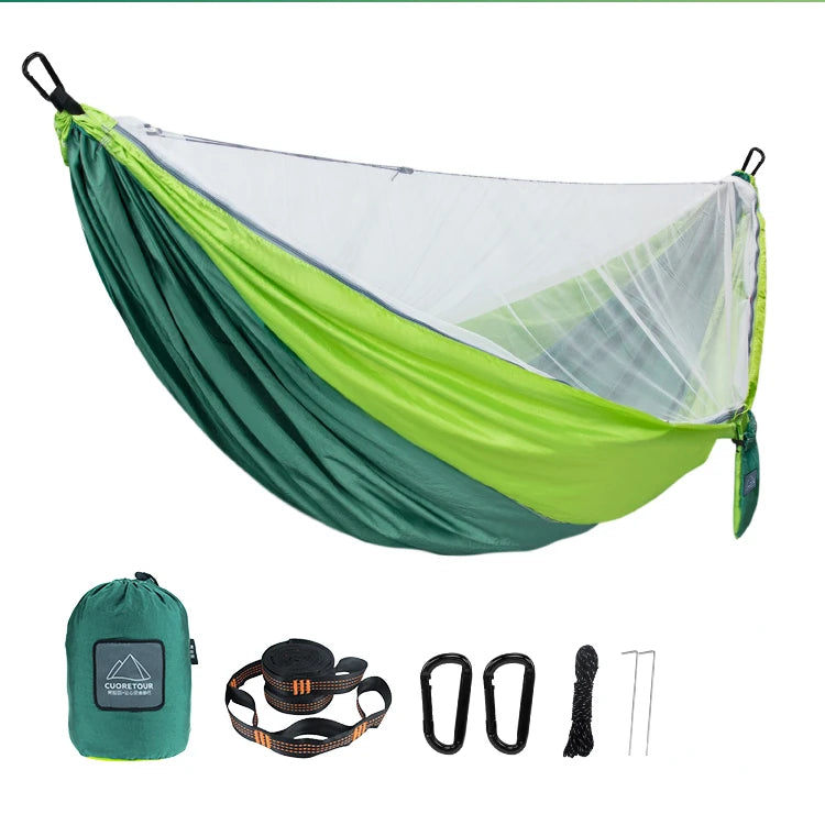 Portable Camping Hammock with Mosquito Net