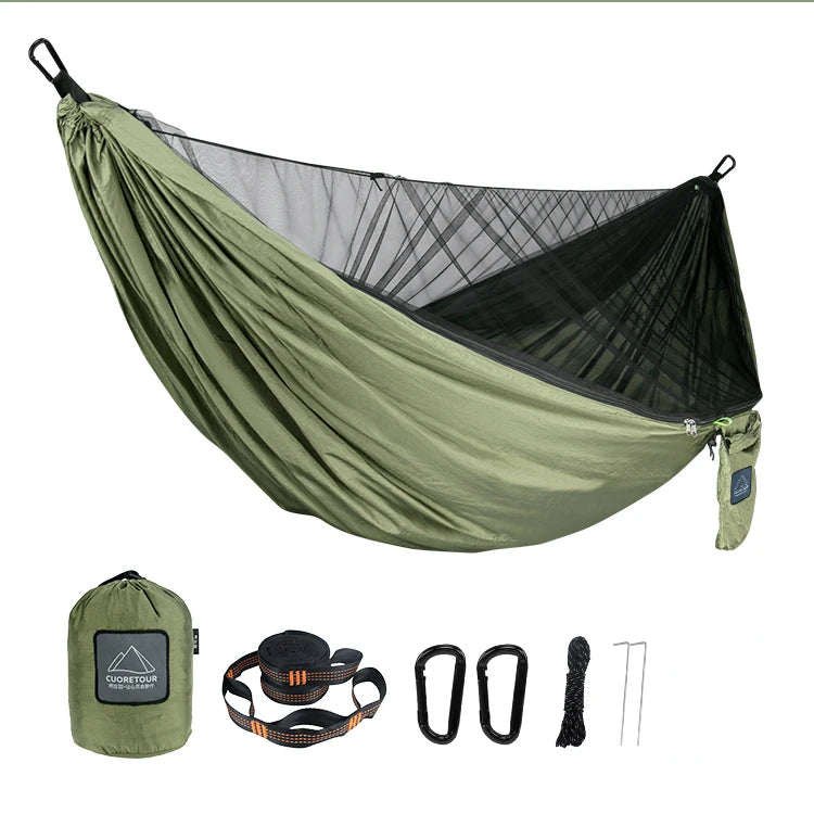 Portable Camping Hammock with Mosquito Net