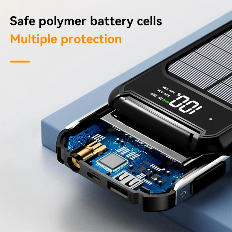Solar Power Bank 4-in-1