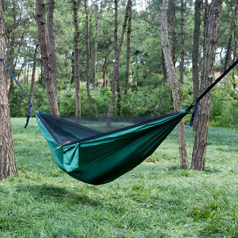 Portable Camping Hammock with Mosquito Net